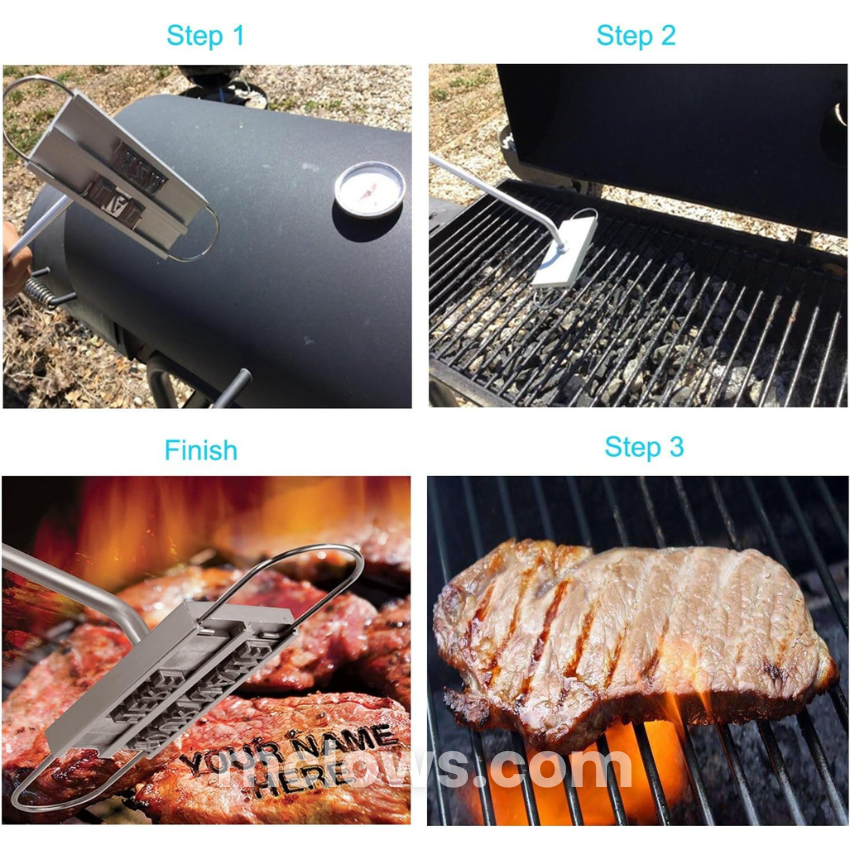 Personalized BBQ Branding Stamp