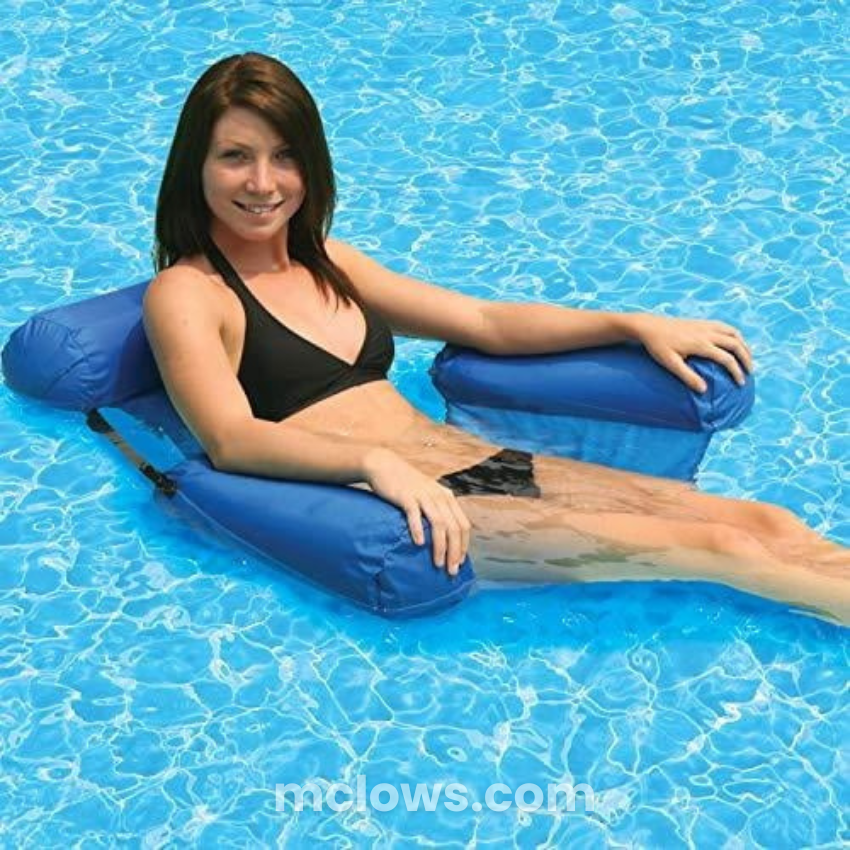 Inflatable swimming chair