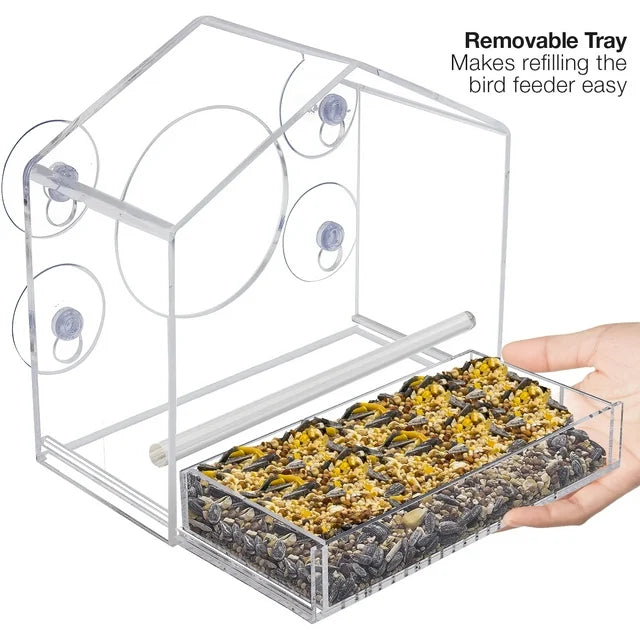 BirdHero Window Bird Feeder