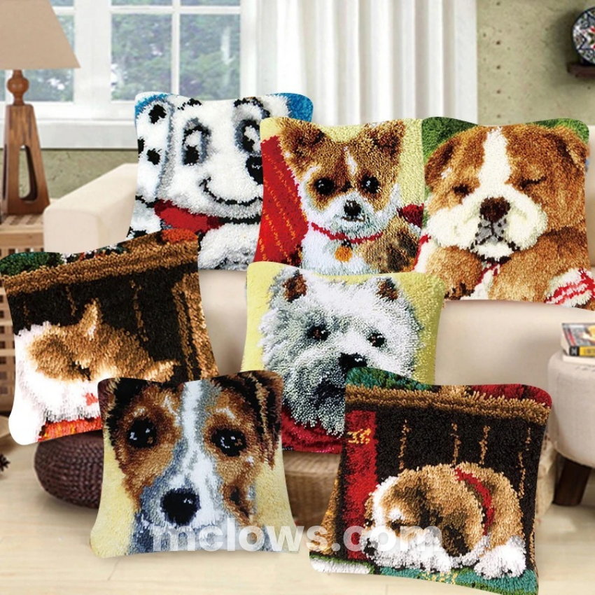 Latch Hook Pillow Kit