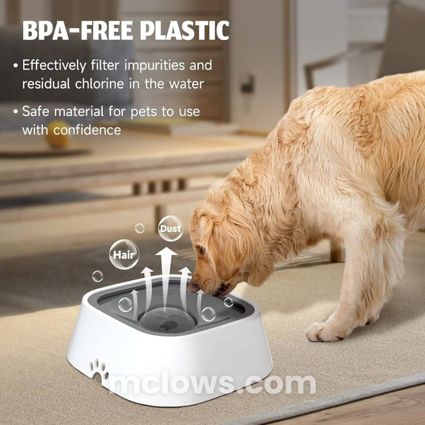 ZeroSplash™️ Pet Water Bowl