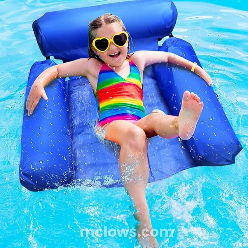 Inflatable swimming chair