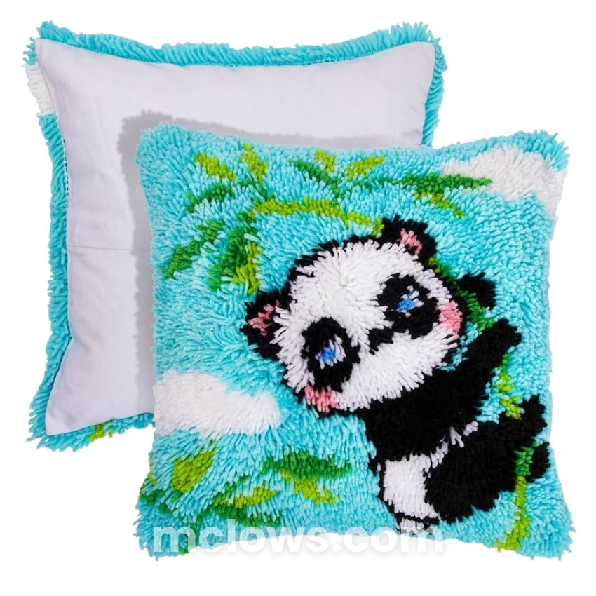 Latch Hook Pillow Kit