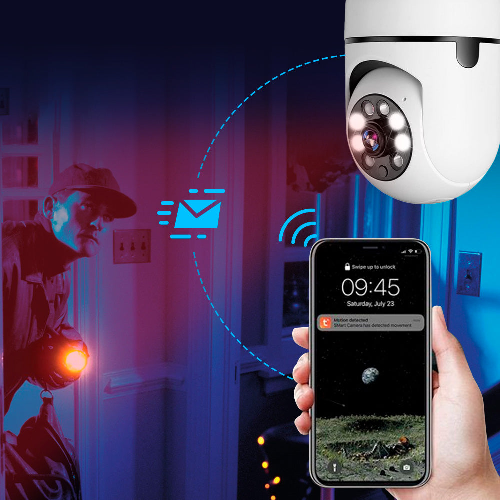 The Original BulbCam360™️ - Wireless Smart Security Cam