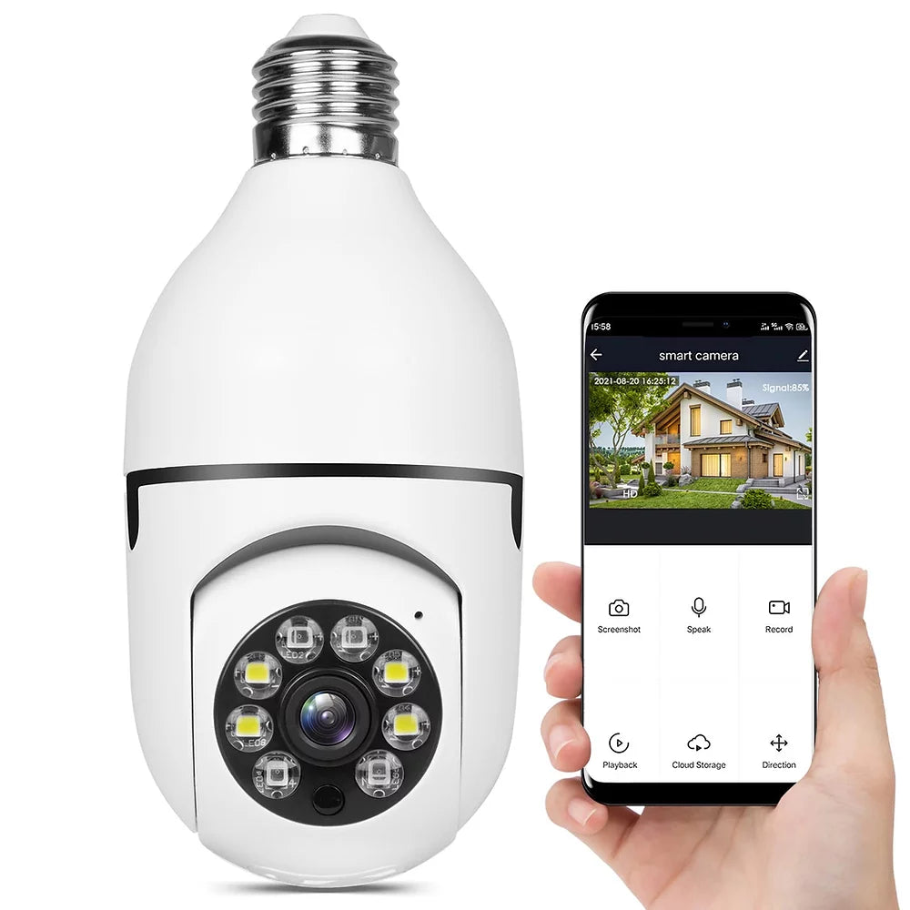The Original BulbCam360™️ - Wireless Smart Security Cam