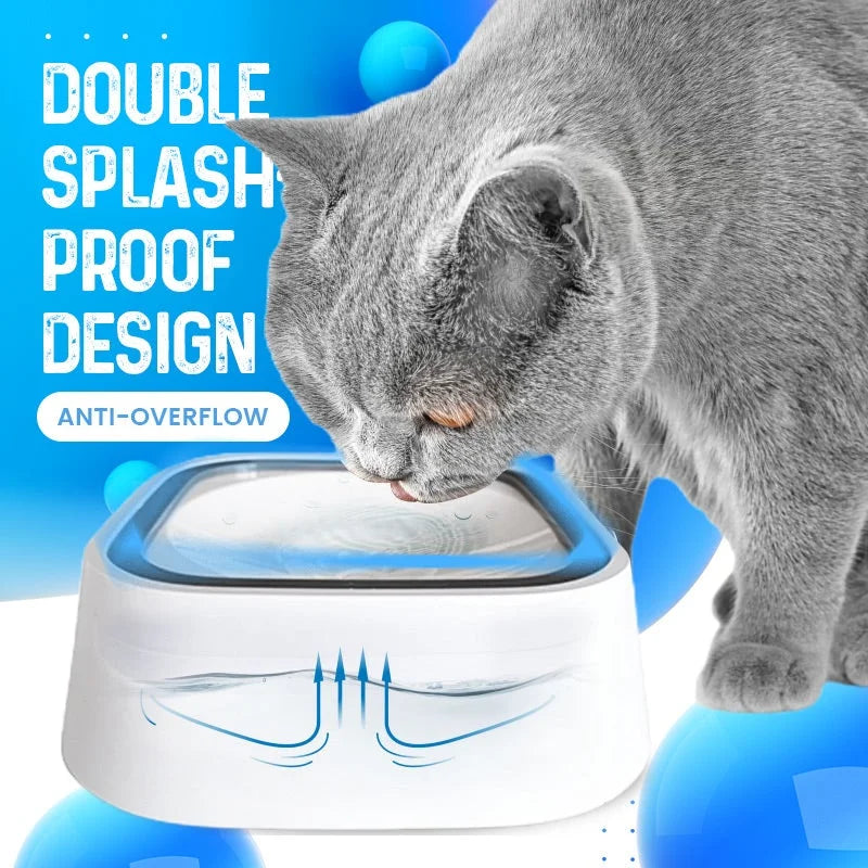 ZeroSplash™️ Pet Water Bowl