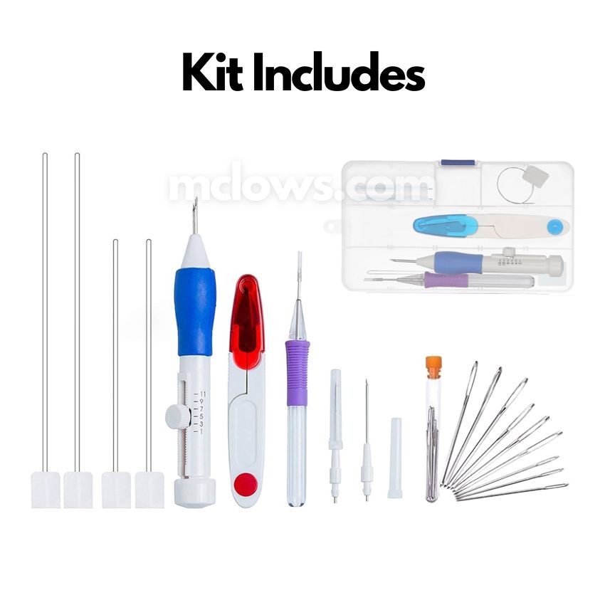 EasyMagic Punch Embroidery Pen Kit