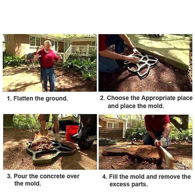 PathMaker™️ Easy DIY Concrete Paver Mold
