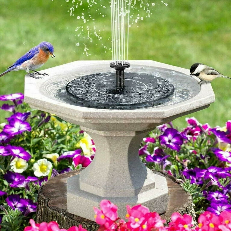 Solar Hummingbird Water Fountain