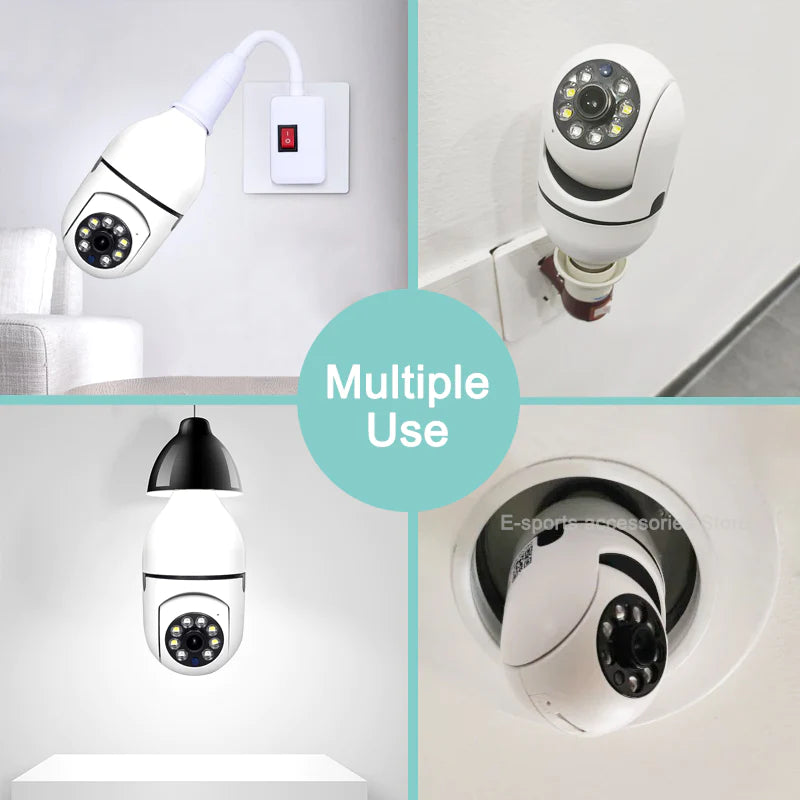 The Original BulbCam360™️ - Wireless Smart Security Cam
