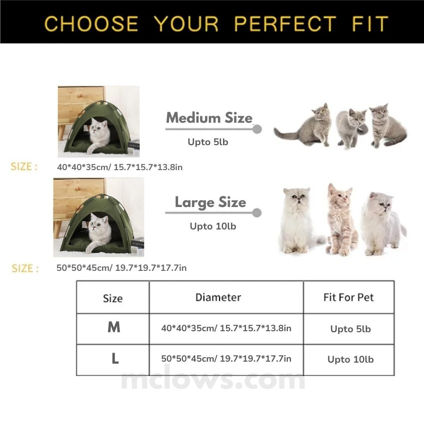 The Original TinyTent™️- Portable Indoor/Outdoor Pet Tent