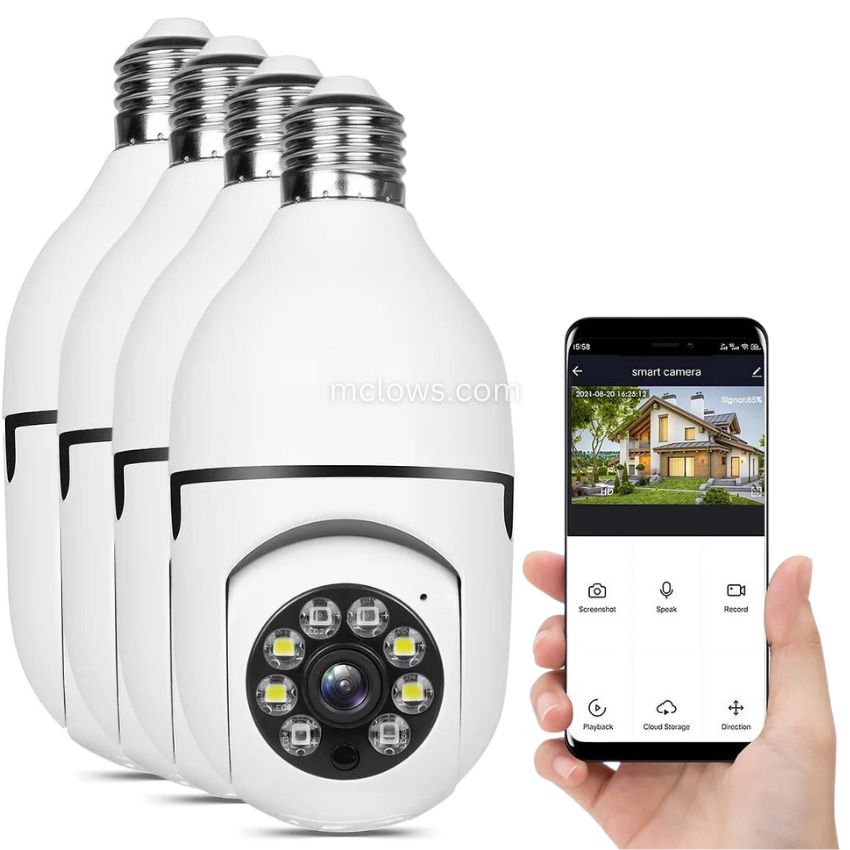 The Original BulbCam360™️ - Wireless Smart Security Cam