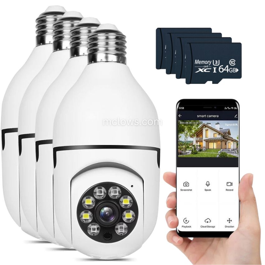 The Original BulbCam360™️ - Wireless Smart Security Cam