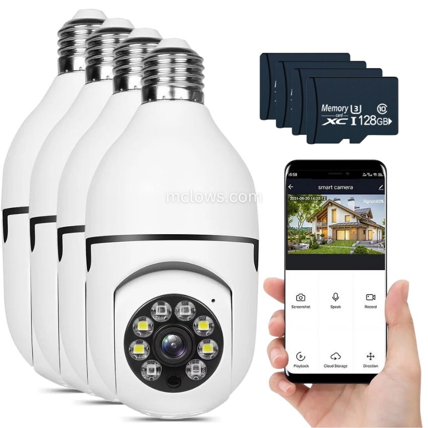 The Original BulbCam360™️ - Wireless Smart Security Cam