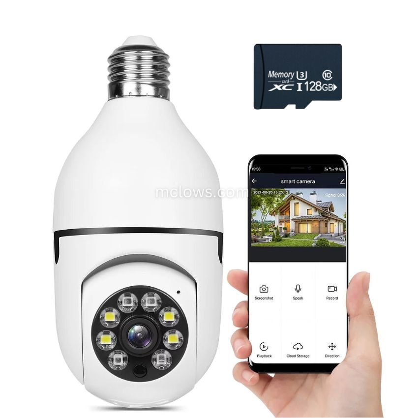 The Original BulbCam360™️ - Wireless Smart Security Cam