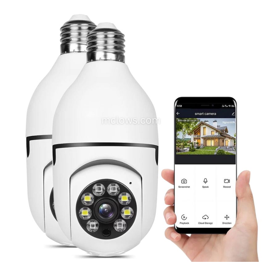 The Original BulbCam360™️ - Wireless Smart Security Cam