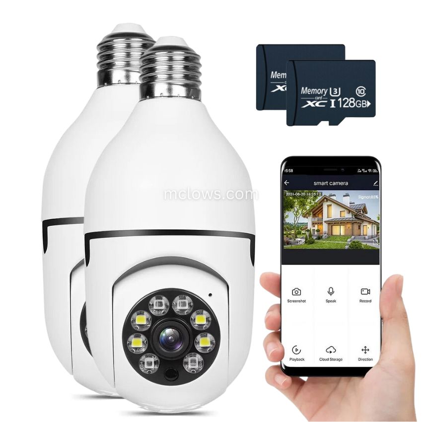The Original BulbCam360™️ - Wireless Smart Security Cam