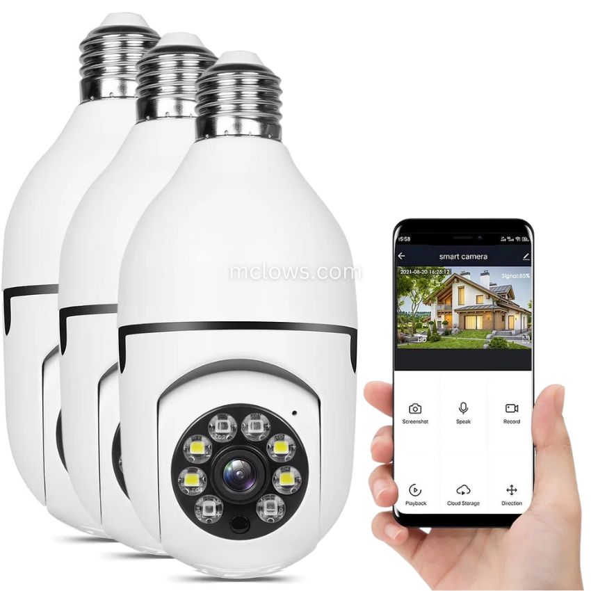 The Original BulbCam360™️ - Wireless Smart Security Cam