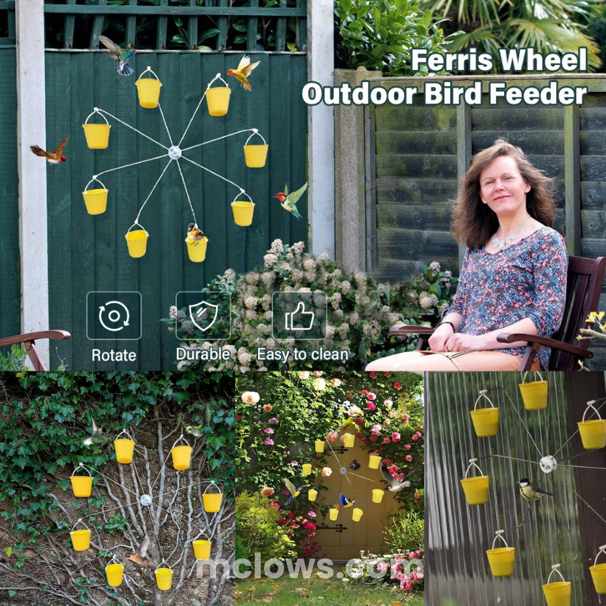 (Spring Sale) Bird Ferris Wheel Feeder