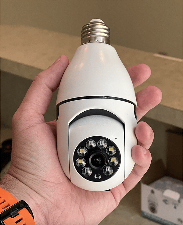 The Original BulbCam360™️ - Wireless Smart Security Cam