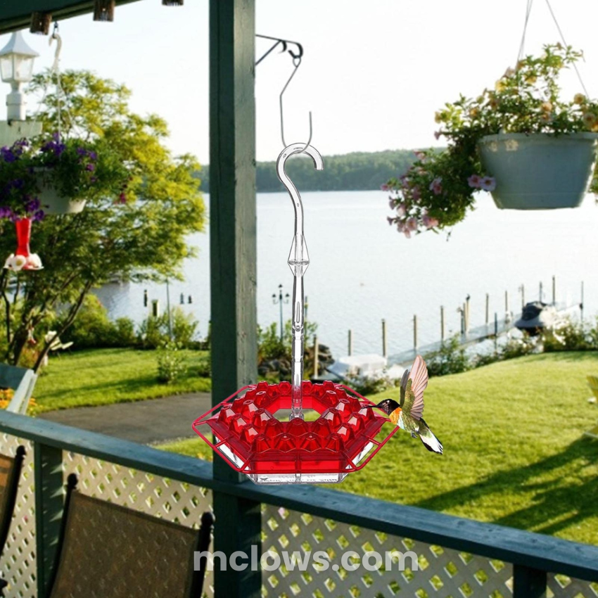 (Spring Sale) Hummingbird Feeder With Anti-Bug Moat