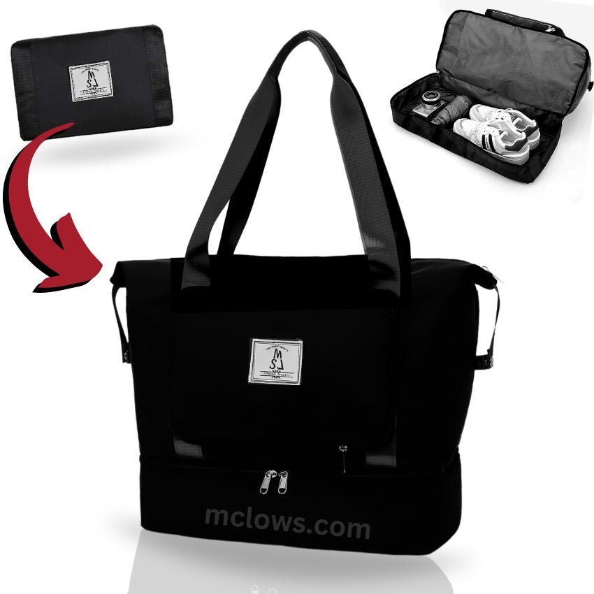 All-in-One Collapsible Wet & Dry Travel Duffle Bag