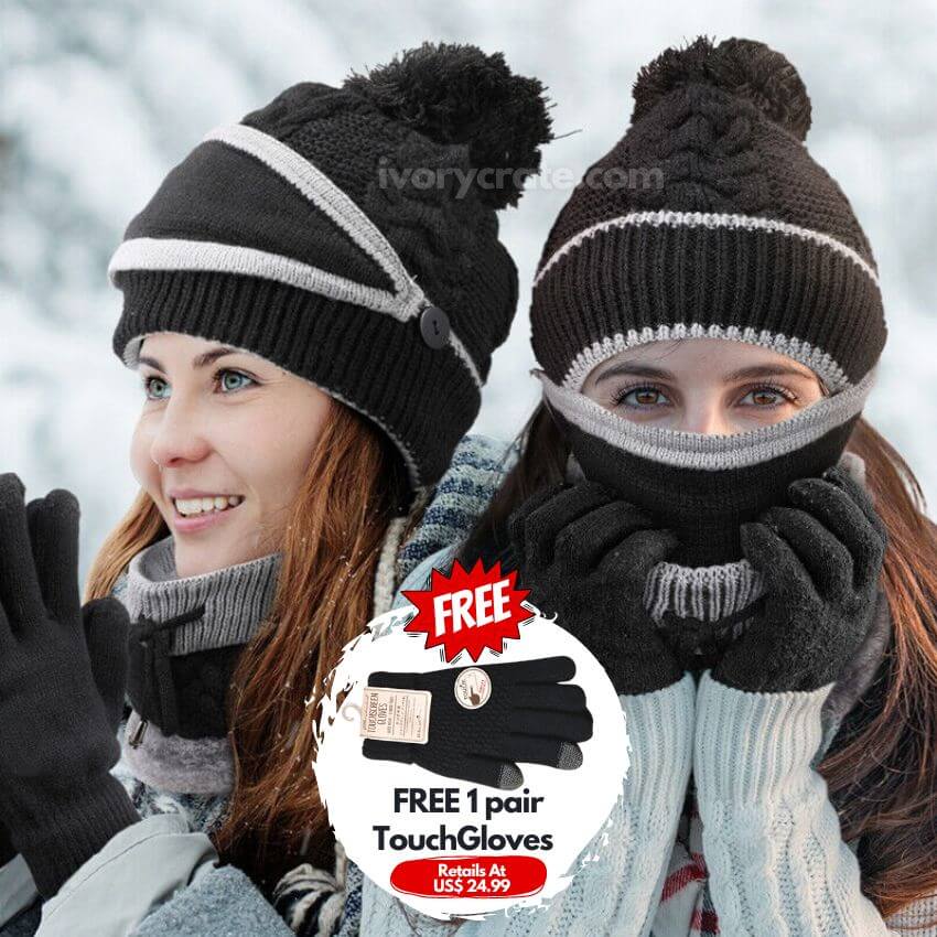 CozyHat™️ 3 In 1 Winter Hat Scarf & Mask Set