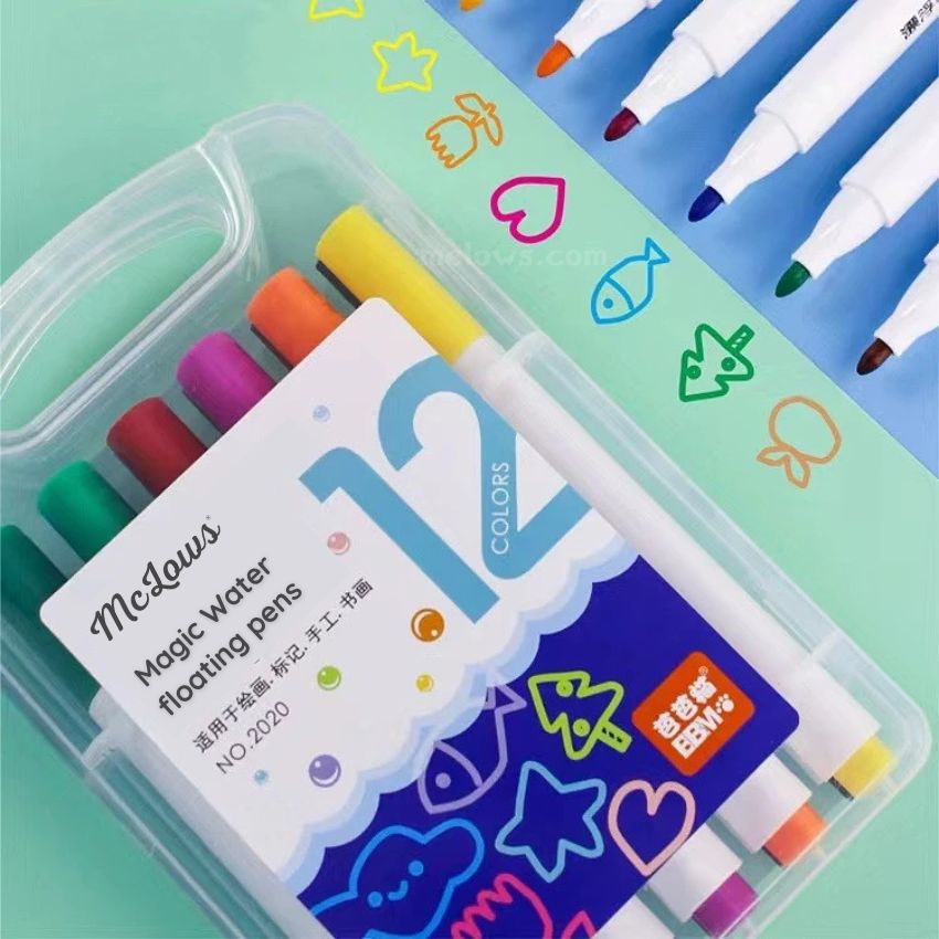 XMMSWDLA Magical Water Painting Pens For Kids,24 Colors Magic