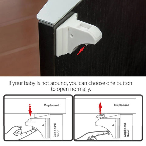Invisilock Baby Safe Magnetic Cabinet Locks