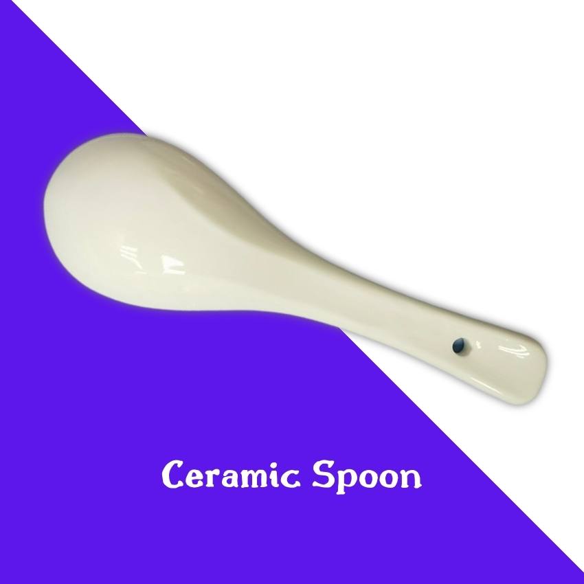 Water Painting Ceramic Spoon